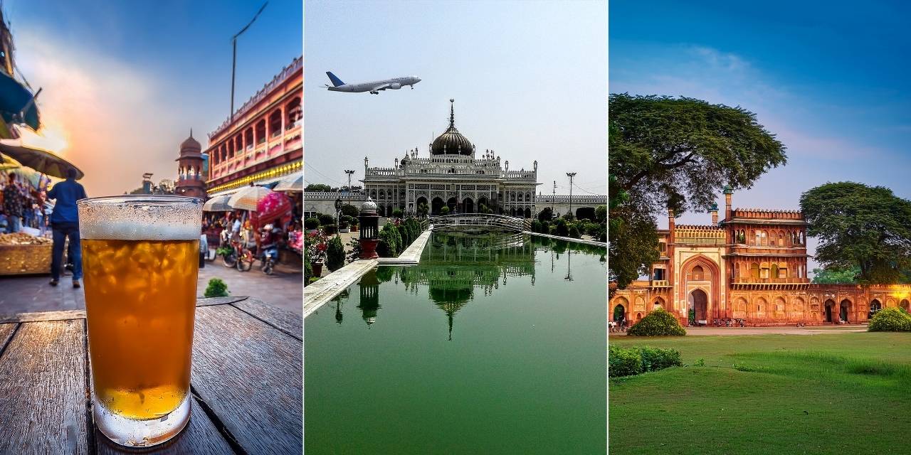 delhi to Lucknow Flights day1 day2 day3